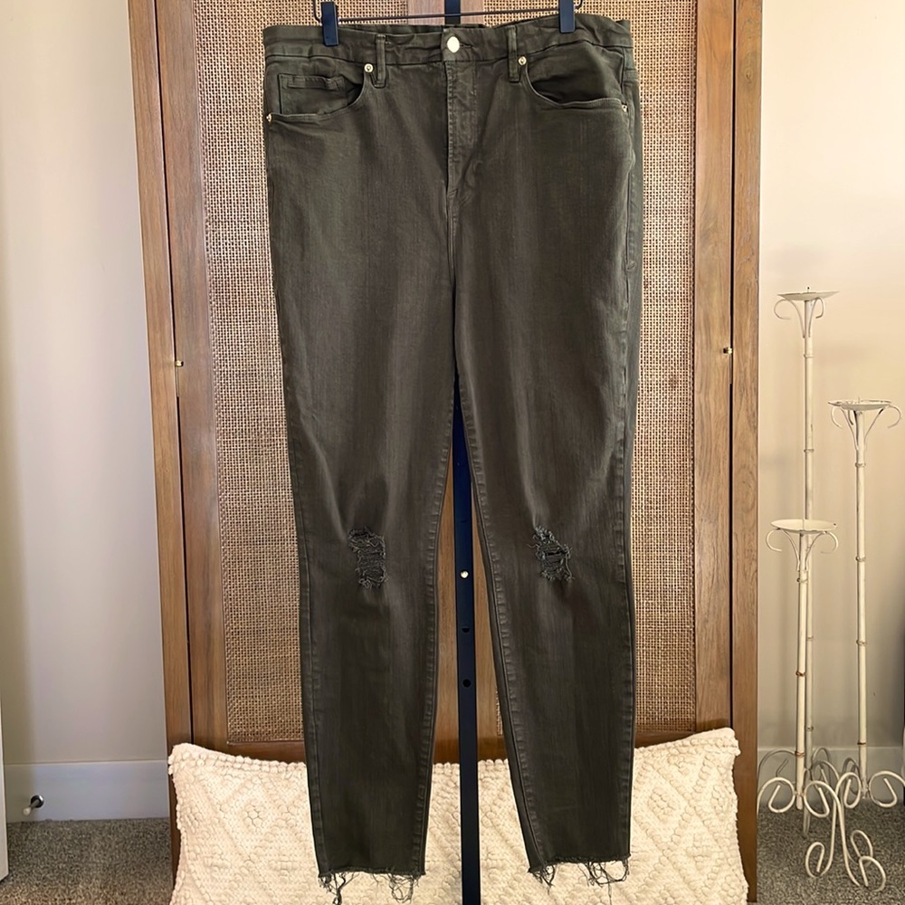 Good American Good Legs Green/Olive 18